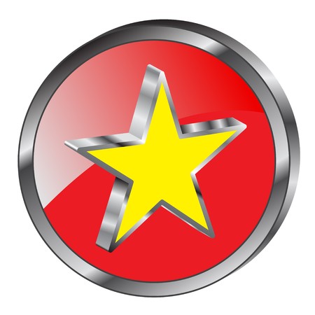 3d star のイラスト素材