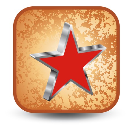3d star のイラスト素材