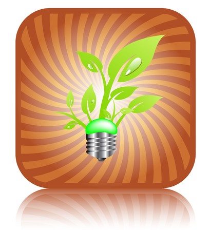 Eco light bulb のイラスト素材