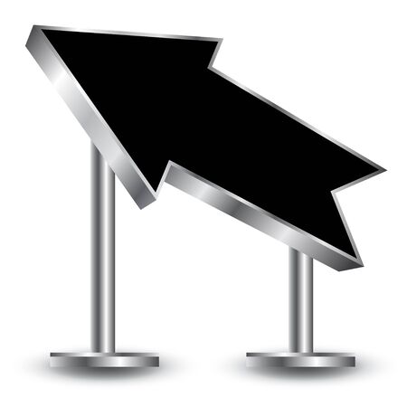 3d  arrowのイラスト素材