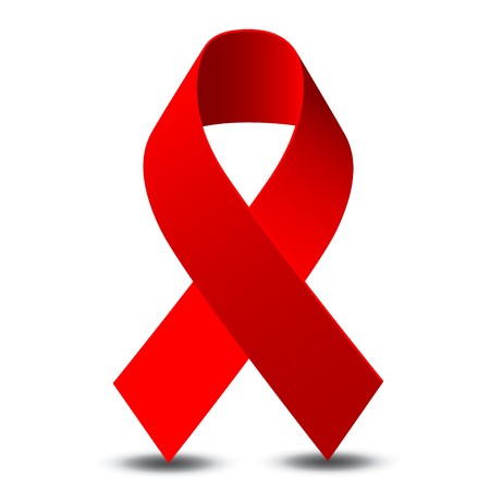 Red Support Ribbon のイラスト素材