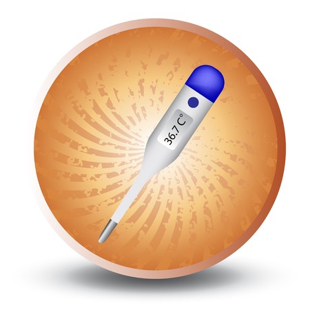 Digital thermometer のイラスト素材