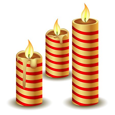 Vector candlesのイラスト素材