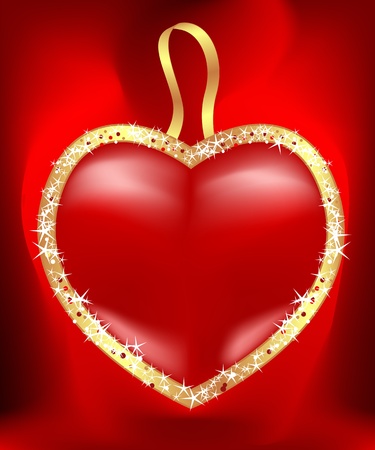 Stylized vector heart. Valentine's day symbol.のイラスト素材