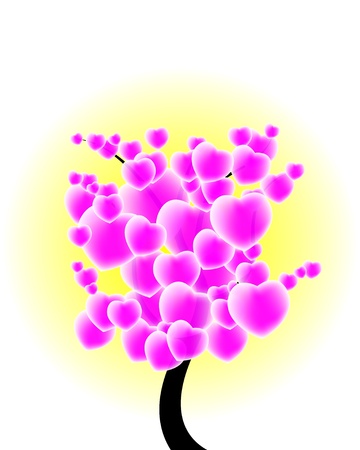 Love treeのイラスト素材