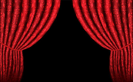 Curtain backgroundの写真素材