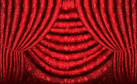 Curtain backgroundの写真素材