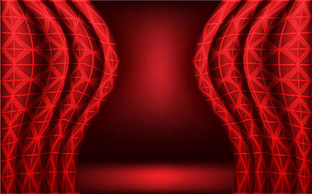Curtain background の写真素材