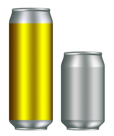 Realistic canister for cold drinksのイラスト素材