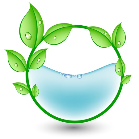 Abstract eco circleのイラスト素材