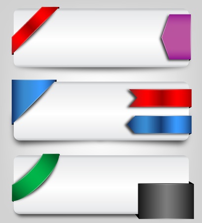 Web stickers and design elementsのイラスト素材