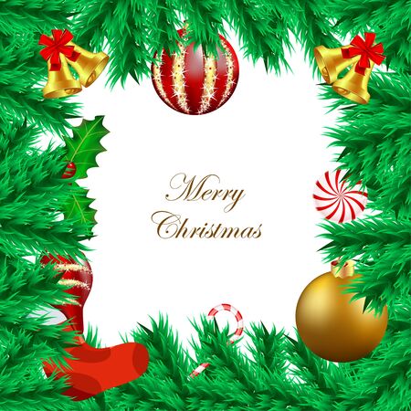 Vector Christmas Frameのイラスト素材