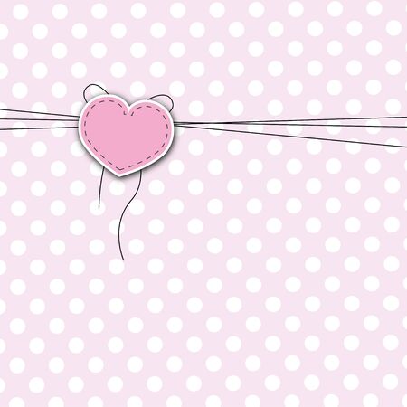 Love Background with Heartのイラスト素材