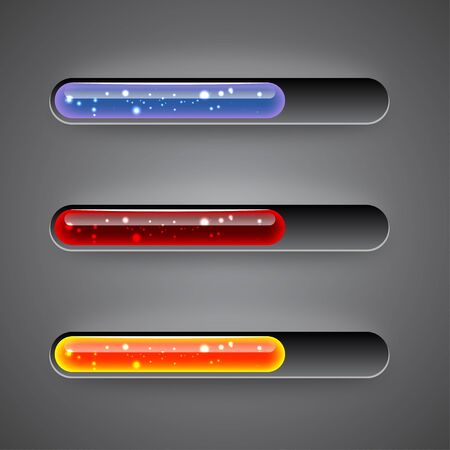 Vector Preloading Barsのイラスト素材