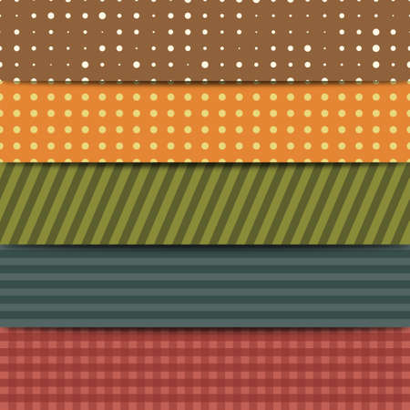 Patchwork Setのイラスト素材