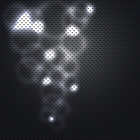 Glowing Metal Backgroundのイラスト素材