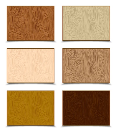 Wood Textures Setのイラスト素材