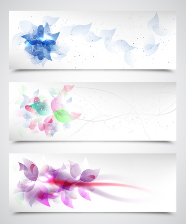 Floral Vector Backgroundsのイラスト素材