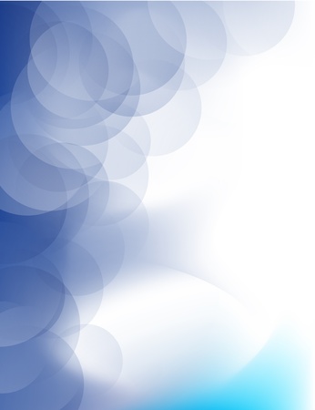 Blue Background with Circlesのイラスト素材