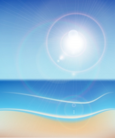Sunny Beachのイラスト素材