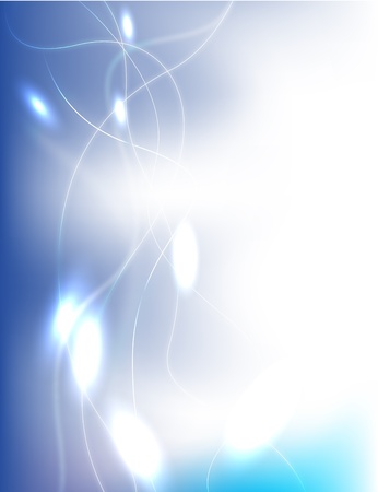 Blue Wavy Backgroundのイラスト素材