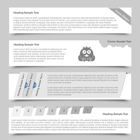 Web Banners and Slidersのイラスト素材