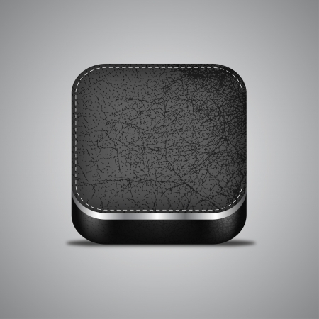 Leather and Metal App Iconのイラスト素材