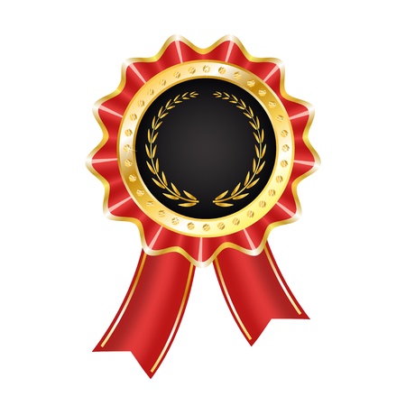 Award Label with Ribbonのイラスト素材