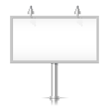 White Bilboardのイラスト素材