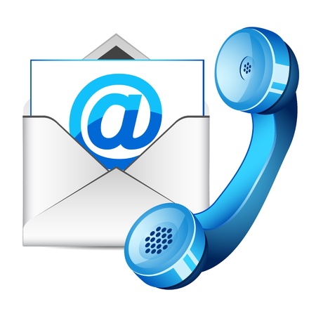 Contact Us Iconのイラスト素材