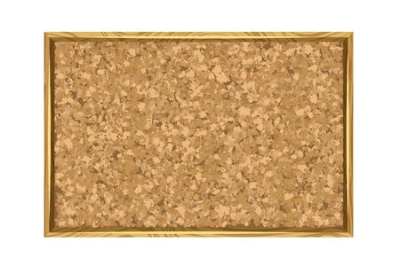 Corkboard with Wooden Frame のイラスト素材
