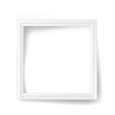 White Photo Frameのイラスト素材