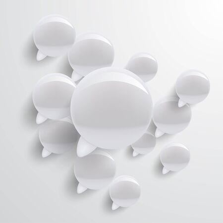 Speech Bubble Backgroundのイラスト素材