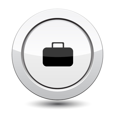 Button with portfolio iconのイラスト素材
