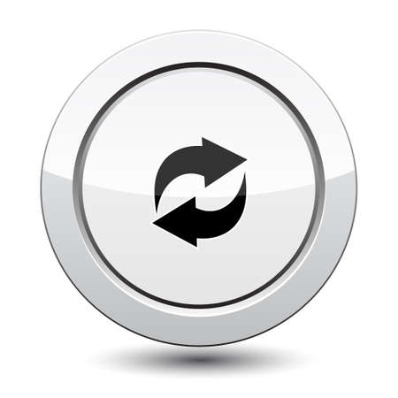 Button with Arrows Iconのイラスト素材