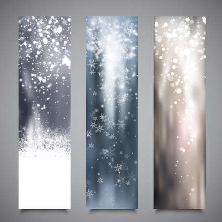 Christmas Banners Set 5のイラスト素材