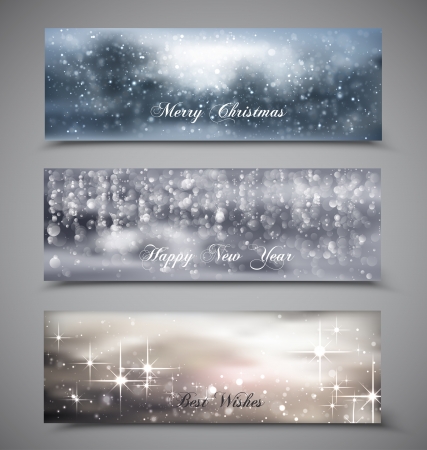 Christmas Banners Set 3のイラスト素材