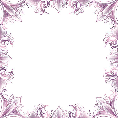 Abstract Wedding Frame 9のイラスト素材