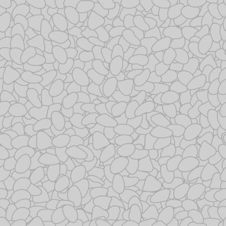 Seamless White Stones Backgroundのイラスト素材