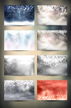 Christmas Background Collectionのイラスト素材
