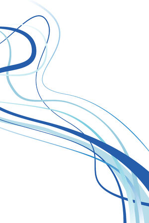 Wavy Line Designのイラスト素材
