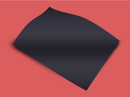 Black Sheet of Paperのイラスト素材
