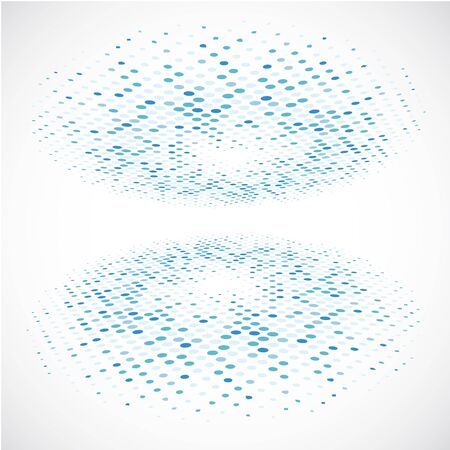 3d Halftone Backgroundのイラスト素材