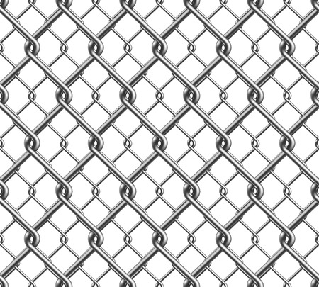 Chain Fence Seamless Patternのイラスト素材
