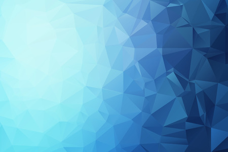 Blue Triangular Backgroundのイラスト素材