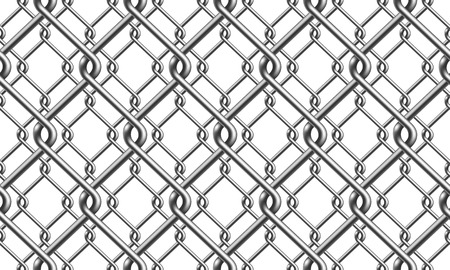 Chain Fence Seamless Patternのイラスト素材