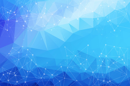 Triangular Texture with Polygonsのイラスト素材