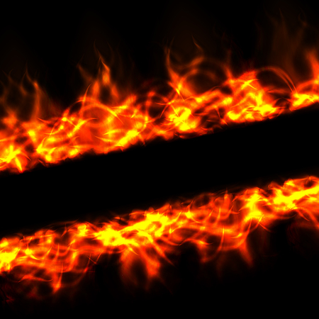 Realistic Fireのイラスト素材
