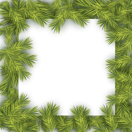 Fir Borderのイラスト素材