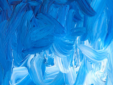 Blue Oil Paint Vectorのイラスト素材